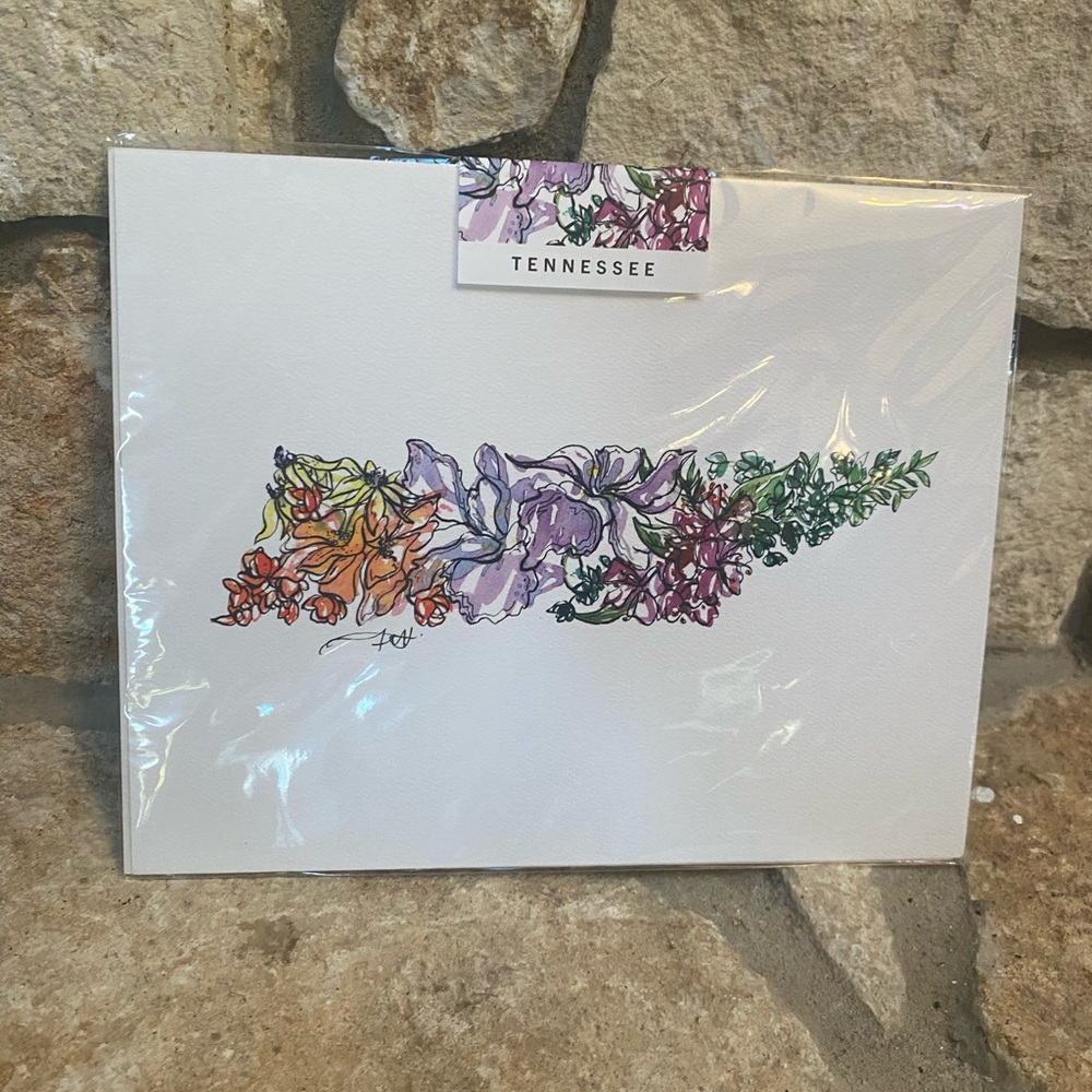 Native Wildflower painting